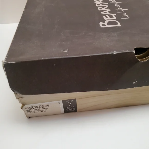 Bearpaw Womens Ivy Charcoal Floral Boots Size 7 - Picture 2 of 8